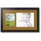 ArtToFrames Collage Photo Picture Frame with 1 - 5x7, 8x10 inch Openings, Framed in Black with Over 62 Mat Color Options and Regular Glass (CSM-3926-166)